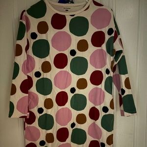 Uniqlo Polk dot dress